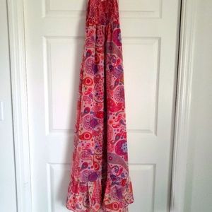Pink Paisley  Maxi dress Liberty of London